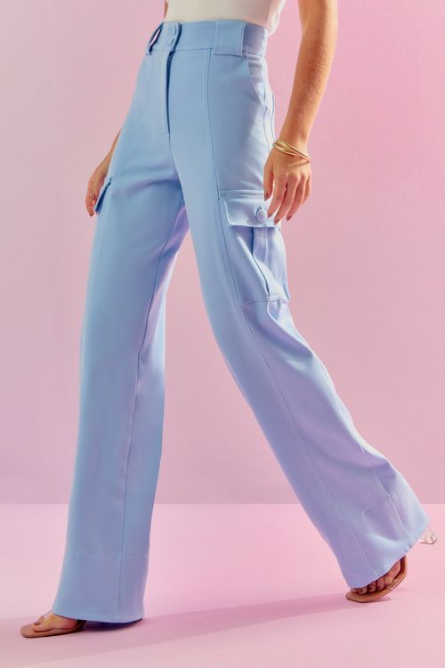 Calça York Bolso Utilitário - Sky
