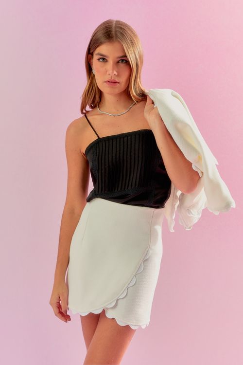 Saia Craft Sianinha - Off White