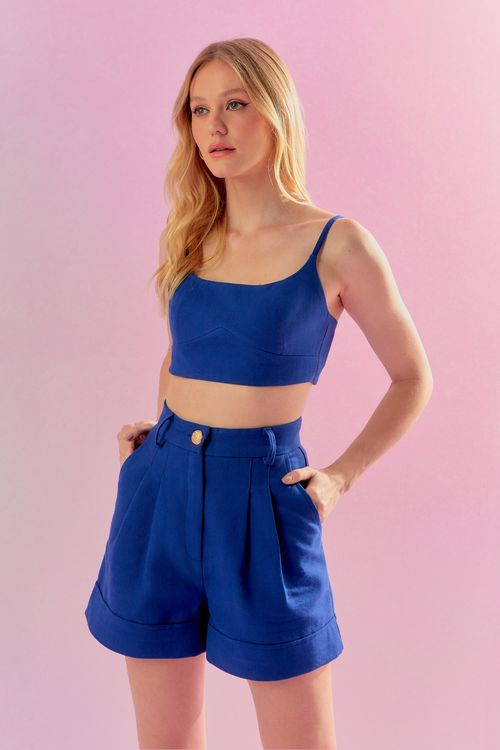 Short Rustic Cotton - Marino