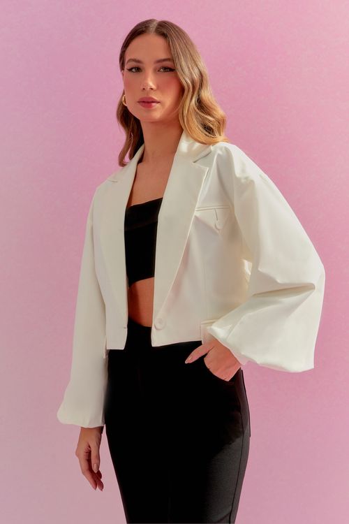 Jaqueta Memory Lapela - Off White