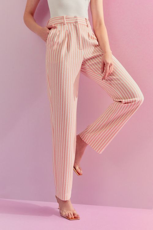 Calça Listra Eco Lily - Fondant