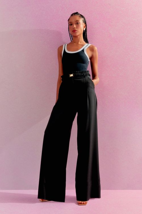 Calça Crepe Clochard - Preto