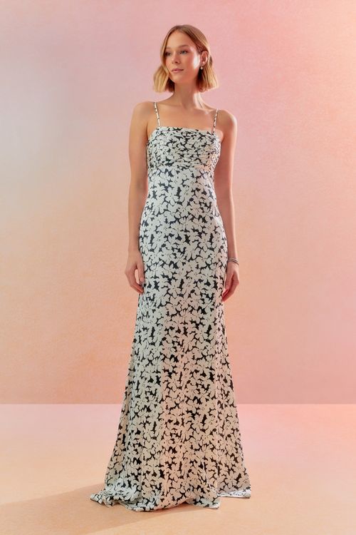 Vestido Slip Dress Estampa Floral Zoe - Estampa Floral Zoe