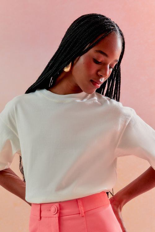 Blusa Max Tee - Off White