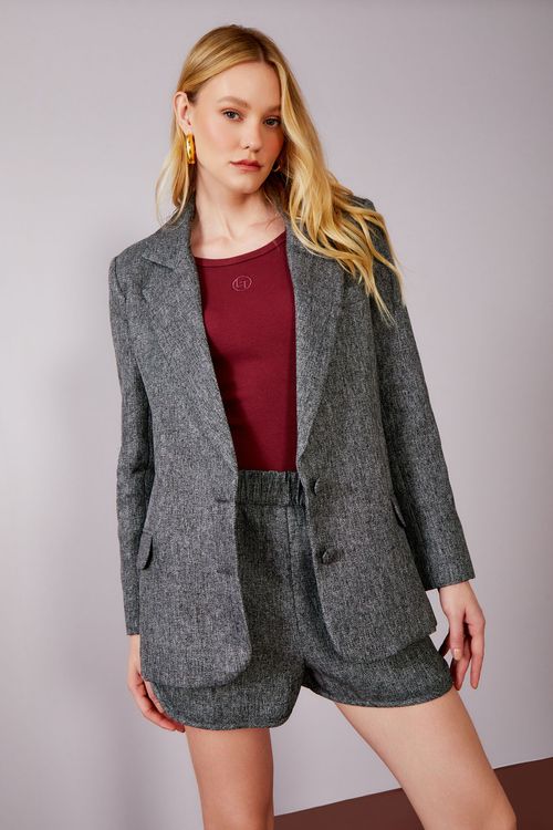 Conjunto Alfaiataria Illinois Terninho - Grey