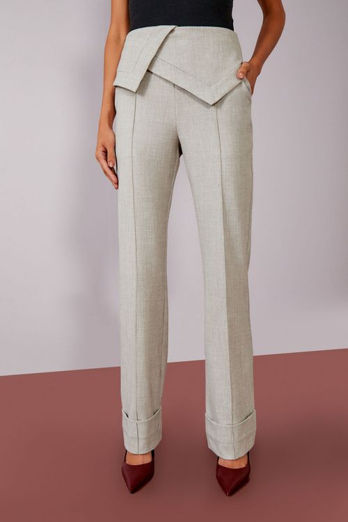 Calça Max Twill Dobradura - Grey