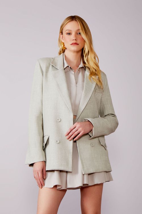 Blazer Max Twill Oversize - Grey