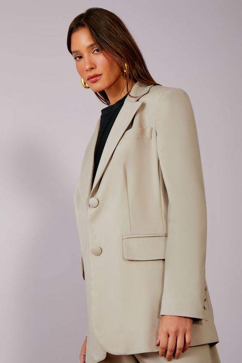 Blazer Alfaiataria Cotton - Grey