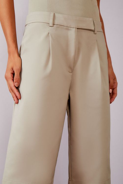 Bermuda Alfaiataria Cotton - Grey