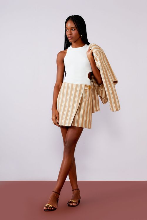 Short Listra Tear Lurex - Cocoa