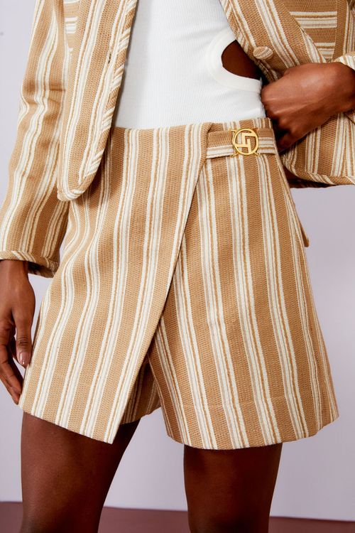 Short Listra Tear Lurex - Cocoa