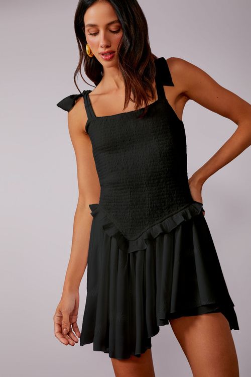 Macaquinho Viscose Bordada Lastex