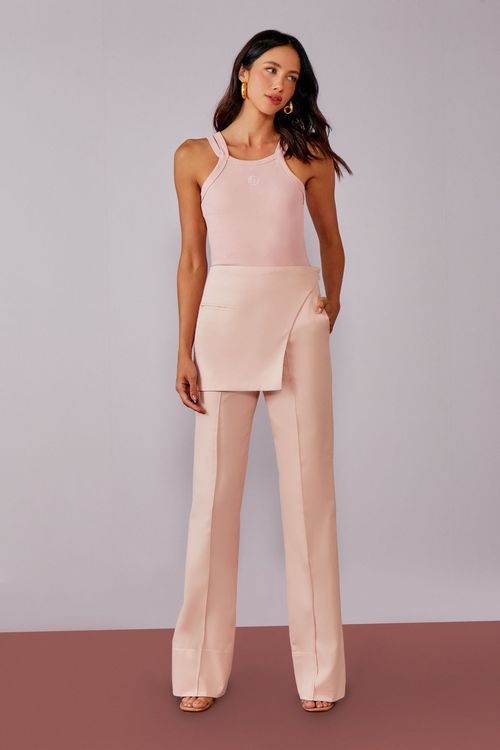 Calça Gorgurão Pala Sobreposta - Peony