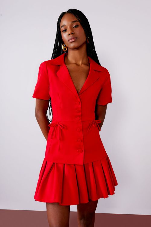 Blusa Gorgurão Bar Montaigne - Scarlat