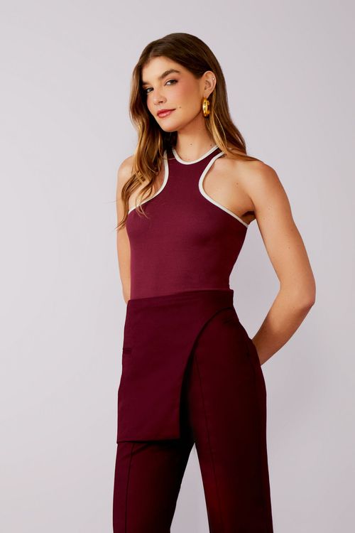Regata Nadador Bicolor - Merlot