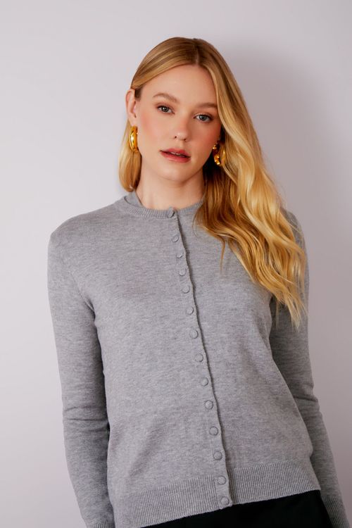 Casaco Tricot Modal Classic