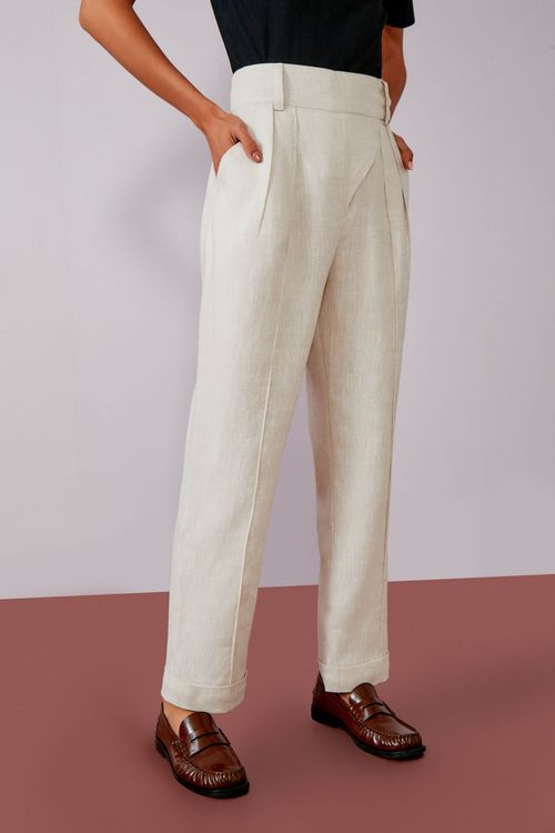 Calça Linho Pence Tripla