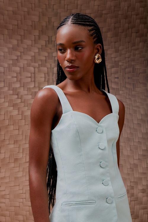 Blusa Botões Cotton Maranhão