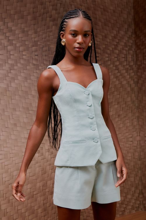 Blusa Botões Cotton Maranhão