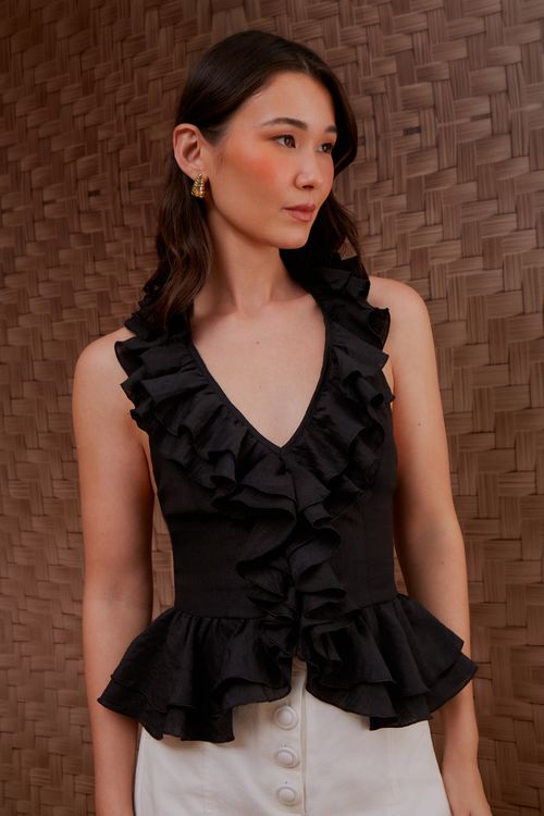 Blusa Rayon Slub Afrodite