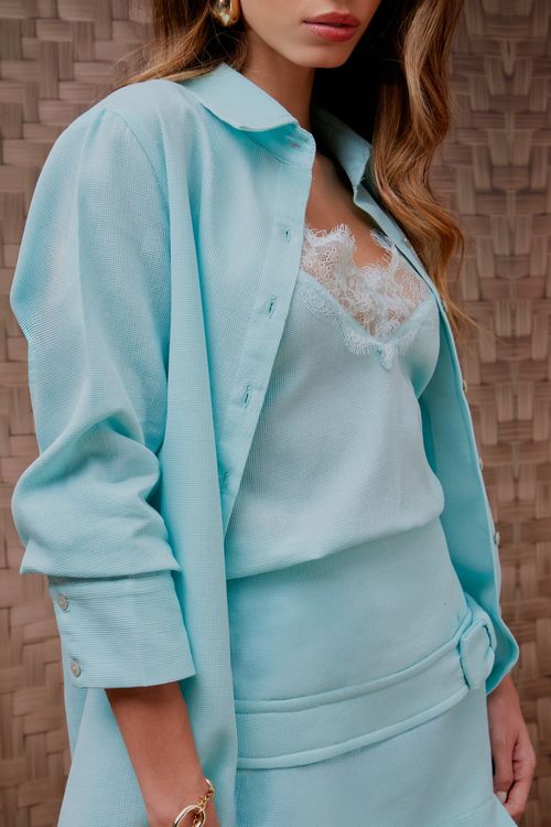 Camisa Underwear Renda Piquet