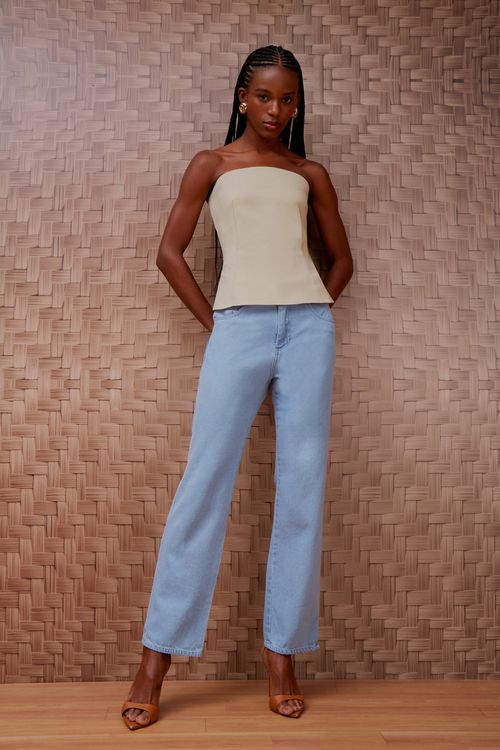 Blusa Corset Power Sem Alça