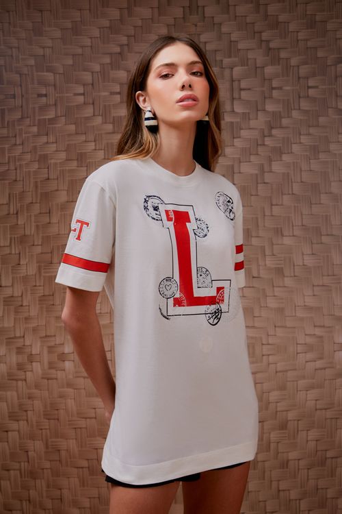 Blusa Malha Silk College