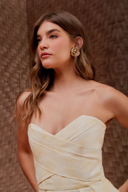 Macacão Tecido Floral Marble