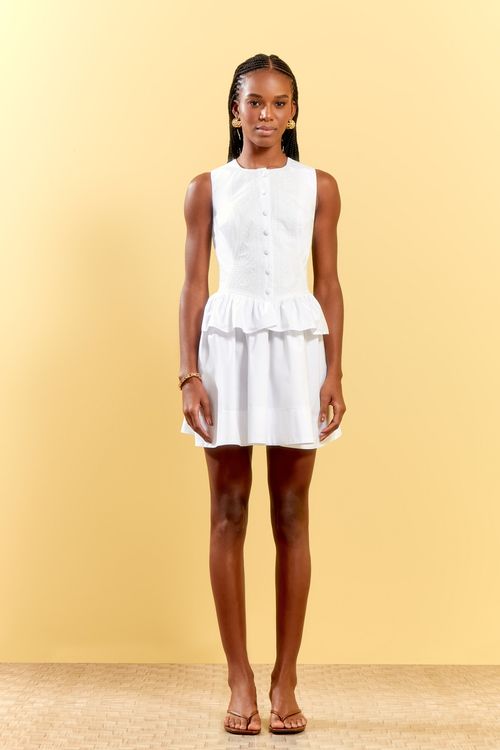 VESTIDO COTTON BORDADO CANVAS