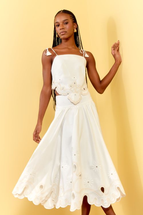 CONJUNTO TRICOLINE BORDADO ARABESCO