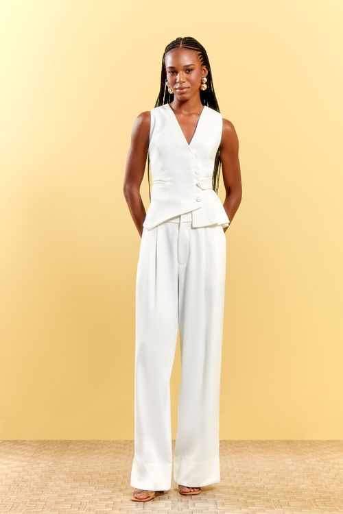 COLETE ALFAIATARIA IRREGULAR PREGAS