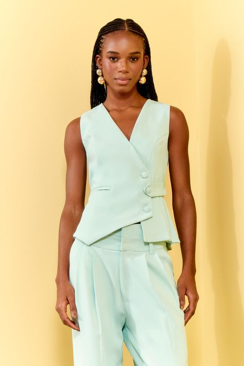 COLETE ALFAIATARIA IRREGULAR PREGAS