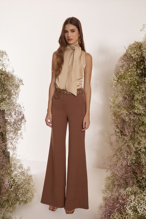 BLUSA CETIM MONALISA LAÇO